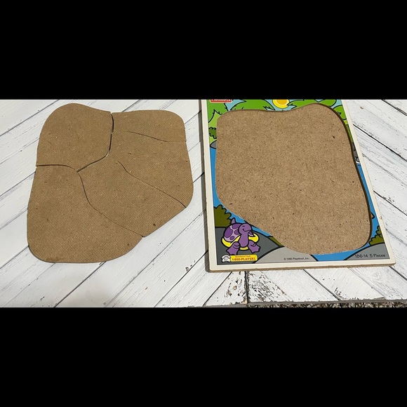 Vintage Playskool Land Before Time Dinosaur Puzzle - Picture 5 of 5